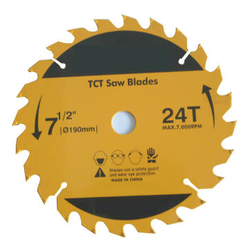 Lames de scie circulaire TCT pour bois avec 24T